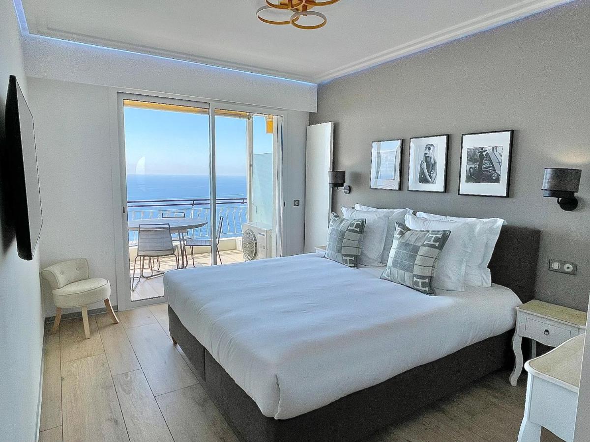 Mybluevista Luxury Panoramic Sea View Apartments Cap D Ail Near Monaco 卡普戴尔 外观 照片