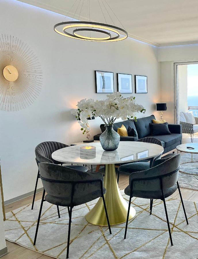 Mybluevista Luxury Panoramic Sea View Apartments Cap D Ail Near Monaco 卡普戴尔 外观 照片
