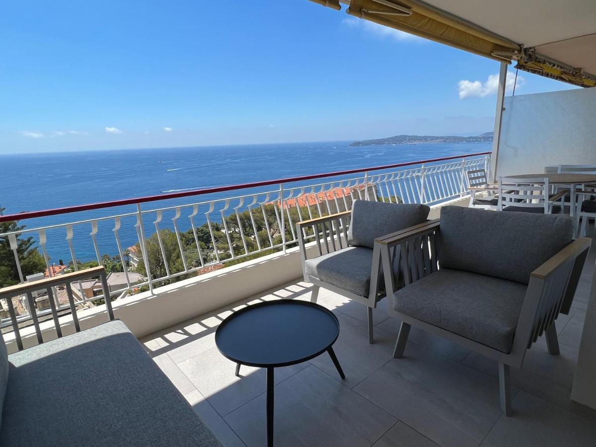 Mybluevista Luxury Panoramic Sea View Apartments Cap D Ail Near Monaco 卡普戴尔 外观 照片