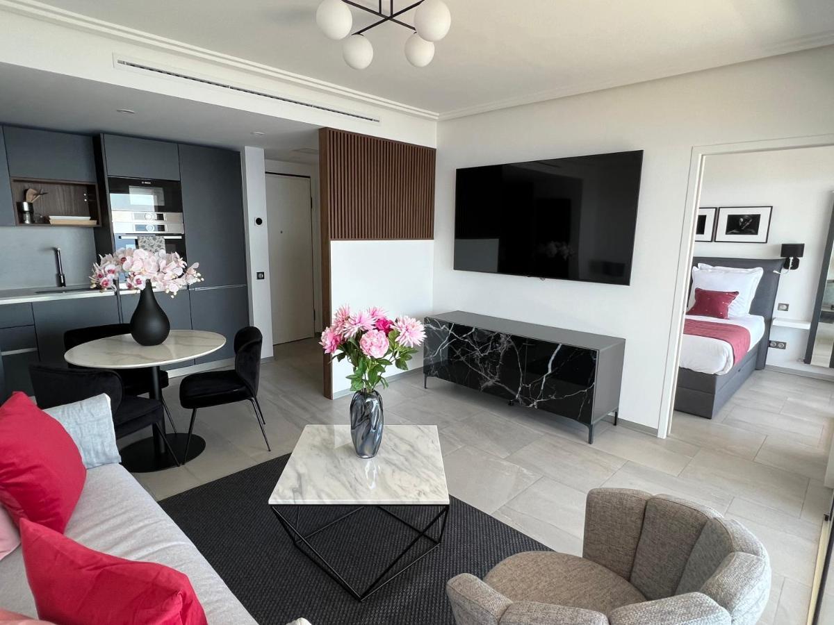 Mybluevista Luxury Panoramic Sea View Apartments Cap D Ail Near Monaco 卡普戴尔 外观 照片